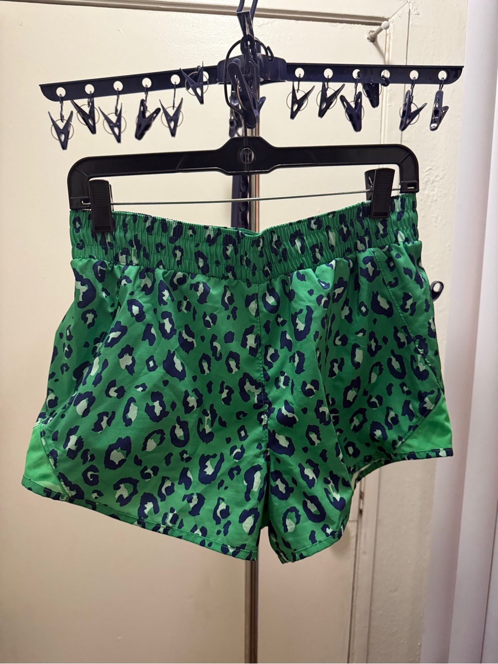 all in motion Green Leopard Print Athletic Shorts - Picture 6 of 7